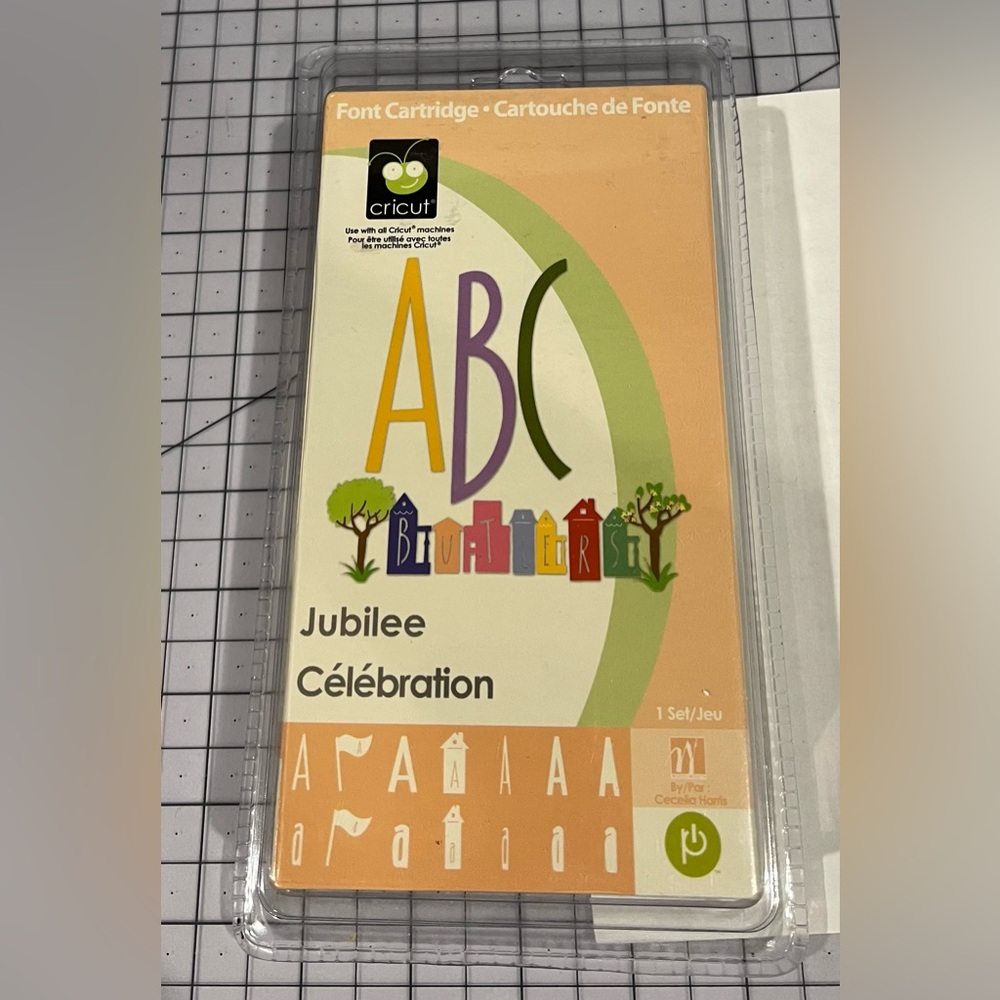 Cricut Jubilee Font Cartridge - NWT